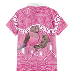 Indigenous Australia Bourkie Family Matching Mermaid Dress and Hawaiian Shirt Aussie Bourke's Parrot Aboriginal Art