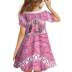 Indigenous Australia Bourkie Family Matching Off Shoulder Maxi Dress and Hawaiian Shirt Aussie Bourke's Parrot Aboriginal Art