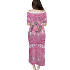 Indigenous Australia Bourkie Family Matching Puletasi and Hawaiian Shirt Aussie Bourke's Parrot Aboriginal Art