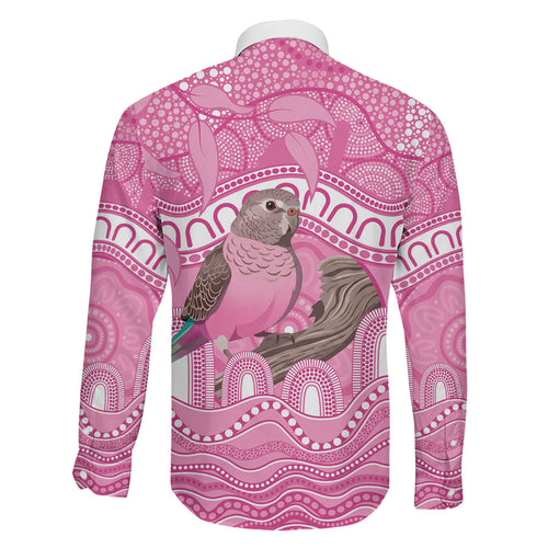 Indigenous Australia Bourkie Family Matching Short Sleeve Bodycon Dress and Hawaiian Shirt Aussie Bourke's Parrot Aboriginal Art