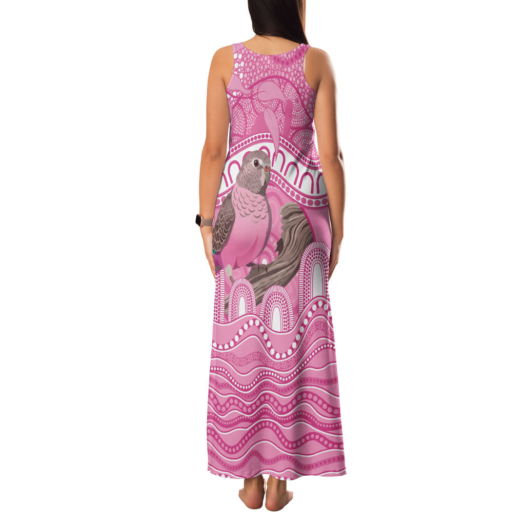 Indigenous Australia Bourkie Family Matching Tank Maxi Dress and Hawaiian Shirt Aussie Bourke's Parrot Aboriginal Art