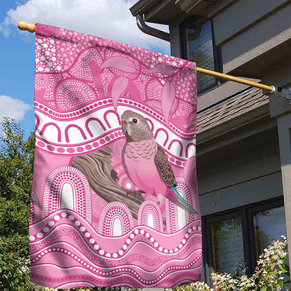 Indigenous Australia Bourkie Garden Flag Aussie Bourke's Parrot Aboriginal Art