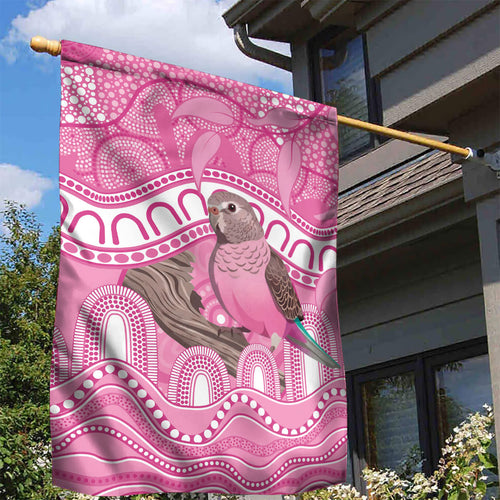 Indigenous Australia Bourkie Garden Flag Aussie Bourke's Parrot Aboriginal Art