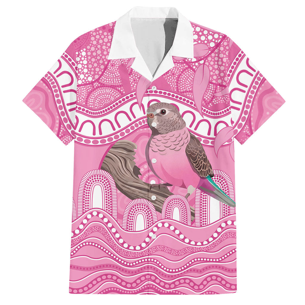 Indigenous Australia Bourkie Hawaiian Shirt Aussie Bourke's Parrot Aboriginal Art