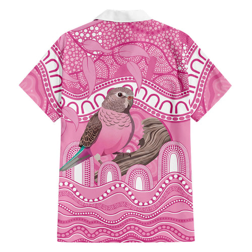 Indigenous Australia Bourkie Hawaiian Shirt Aussie Bourke's Parrot Aboriginal Art
