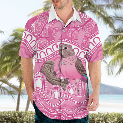 Indigenous Australia Bourkie Hawaiian Shirt Aussie Bourke's Parrot Aboriginal Art