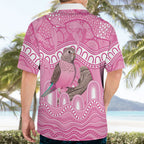 Indigenous Australia Bourkie Hawaiian Shirt Aussie Bourke's Parrot Aboriginal Art