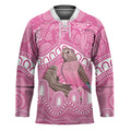 Indigenous Australia Bourkie Hockey Jersey Aussie Bourke's Parrot Aboriginal Art