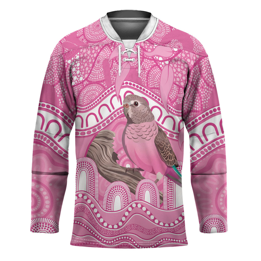Indigenous Australia Bourkie Hockey Jersey Aussie Bourke's Parrot Aboriginal Art