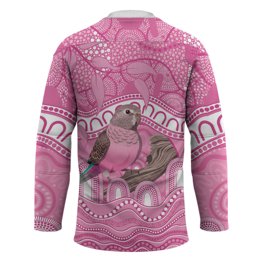 Indigenous Australia Bourkie Hockey Jersey Aussie Bourke's Parrot Aboriginal Art
