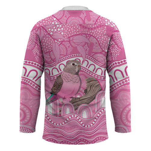 Indigenous Australia Bourkie Hockey Jersey Aussie Bourke's Parrot Aboriginal Art