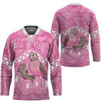 Indigenous Australia Bourkie Hockey Jersey Aussie Bourke's Parrot Aboriginal Art