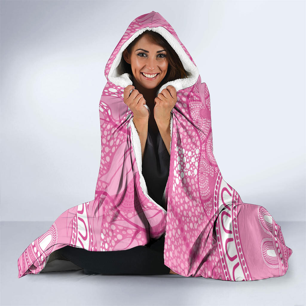Indigenous Australia Bourkie Hooded Blanket Aussie Bourke's Parrot Aboriginal Art