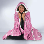 Indigenous Australia Bourkie Hooded Blanket Aussie Bourke's Parrot Aboriginal Art