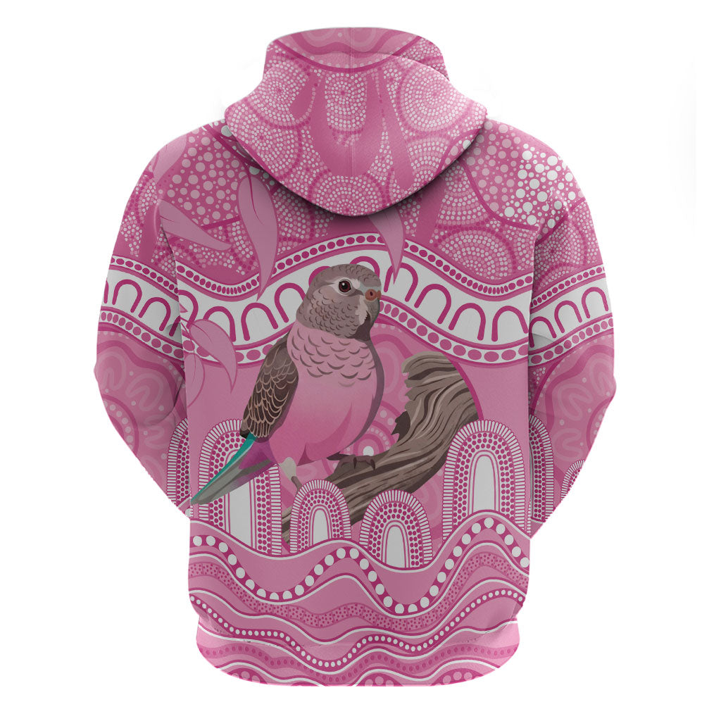 Indigenous Australia Bourkie Hoodie Aussie Bourke's Parrot Aboriginal Art
