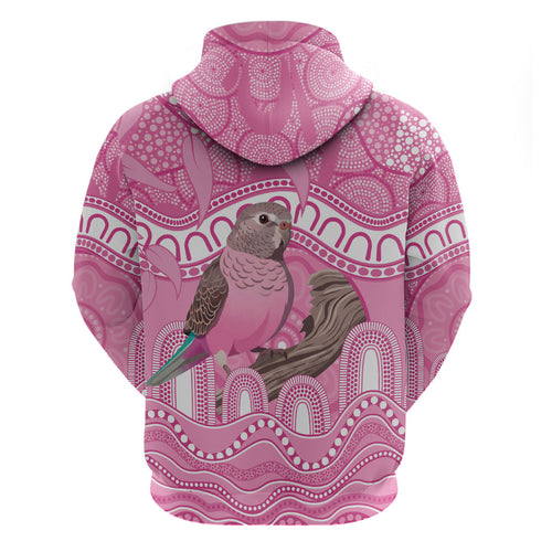 Indigenous Australia Bourkie Hoodie Aussie Bourke's Parrot Aboriginal Art