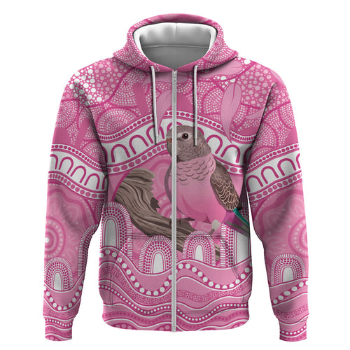 Indigenous Australia Bourkie Hoodie Aussie Bourke's Parrot Aboriginal Art