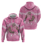 Indigenous Australia Bourkie Hoodie Aussie Bourke's Parrot Aboriginal Art
