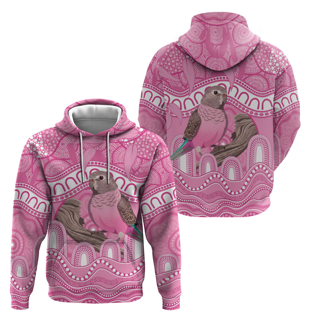 Indigenous Australia Bourkie Hoodie Aussie Bourke's Parrot Aboriginal Art