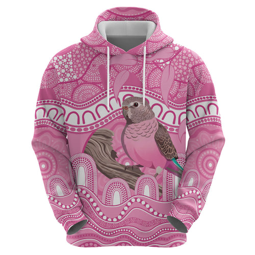 Indigenous Australia Bourkie Hoodie Aussie Bourke's Parrot Aboriginal Art