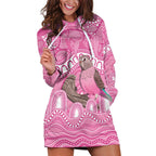 Indigenous Australia Bourkie Hoodie Dress Aussie Bourke's Parrot Aboriginal Art