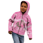 Indigenous Australia Bourkie Kid Hoodie Aussie Bourke's Parrot Aboriginal Art