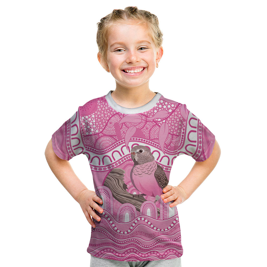 Indigenous Australia Bourkie Kid T Shirt Aussie Bourke's Parrot Aboriginal Art