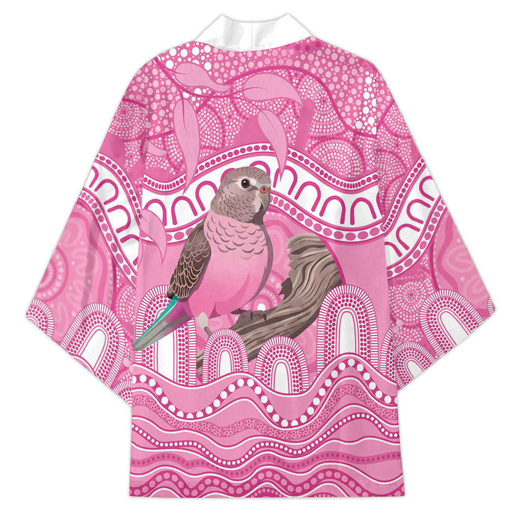 Indigenous Australia Bourkie Kimono Aussie Bourke's Parrot Aboriginal Art