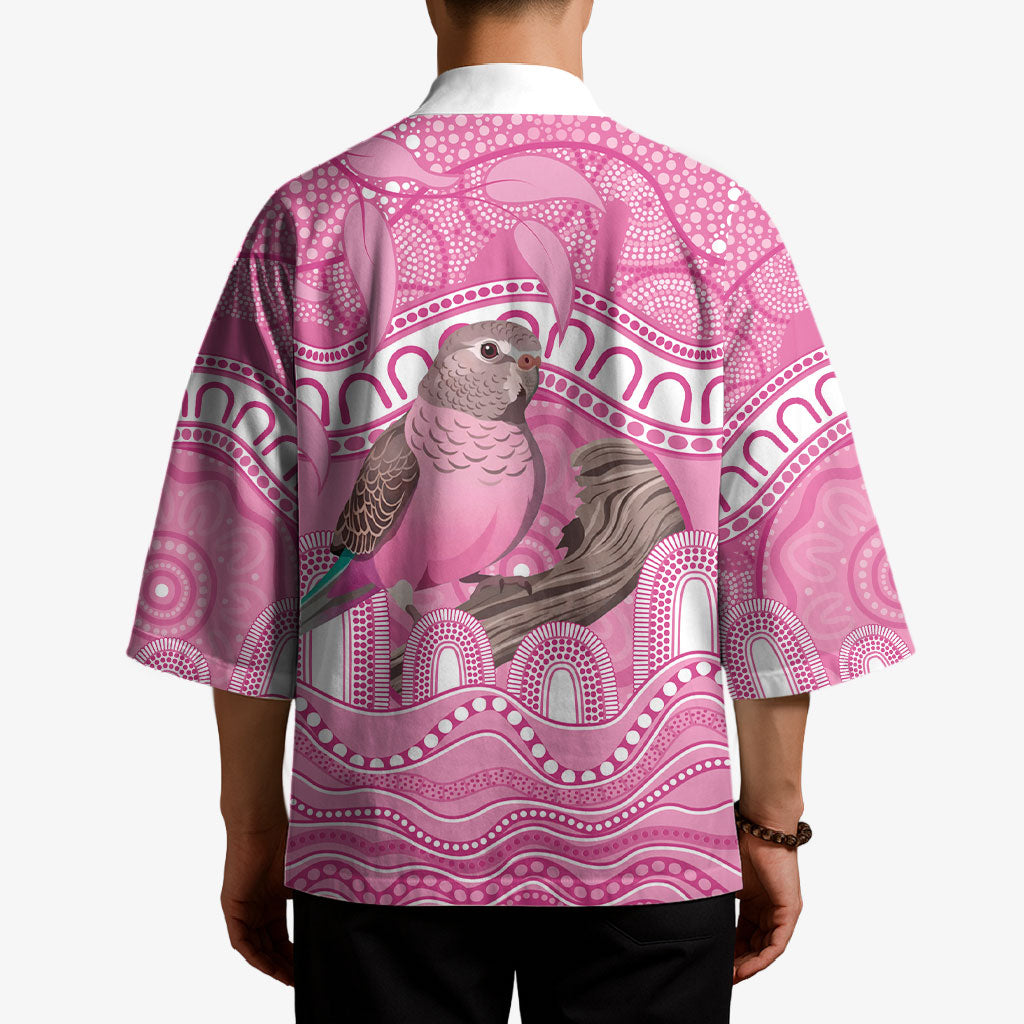 Indigenous Australia Bourkie Kimono Aussie Bourke's Parrot Aboriginal Art