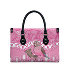 Indigenous Australia Bourkie Leather Bag Aussie Bourke's Parrot Aboriginal Art