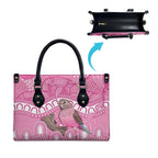 Indigenous Australia Bourkie Leather Bag Aussie Bourke's Parrot Aboriginal Art