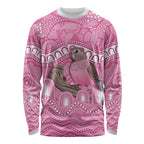 Indigenous Australia Bourkie Long Sleeve Shirt Aussie Bourke's Parrot Aboriginal Art