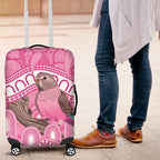 Indigenous Australia Bourkie Luggage Cover Aussie Bourke's Parrot Aboriginal Art