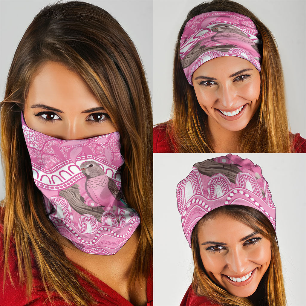Indigenous Australia Bourkie Neck Gaiter Aussie Bourke's Parrot Aboriginal Art
