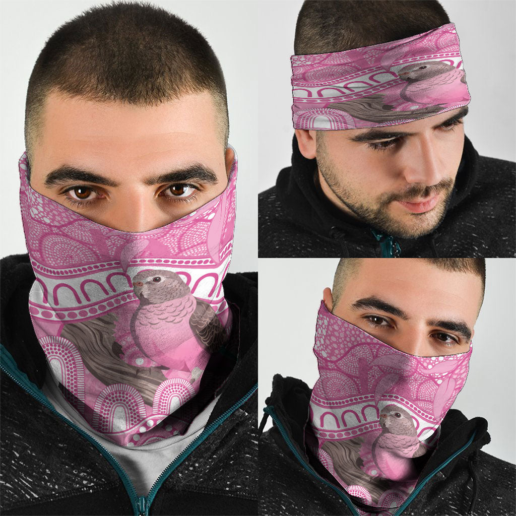 Indigenous Australia Bourkie Neck Gaiter Aussie Bourke's Parrot Aboriginal Art