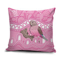 Indigenous Australia Bourkie Pillow Cover Aussie Bourke's Parrot Aboriginal Art