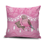 Indigenous Australia Bourkie Pillow Cover Aussie Bourke's Parrot Aboriginal Art