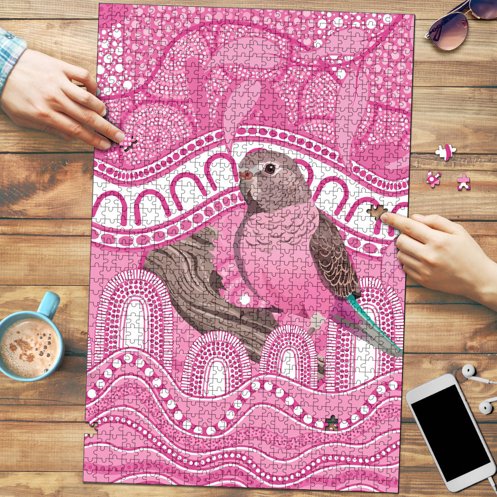 Indigenous Australia Bourkie Puzzle Aussie Bourke's Parrot Aboriginal Art