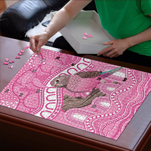 Indigenous Australia Bourkie Puzzle Aussie Bourke's Parrot Aboriginal Art