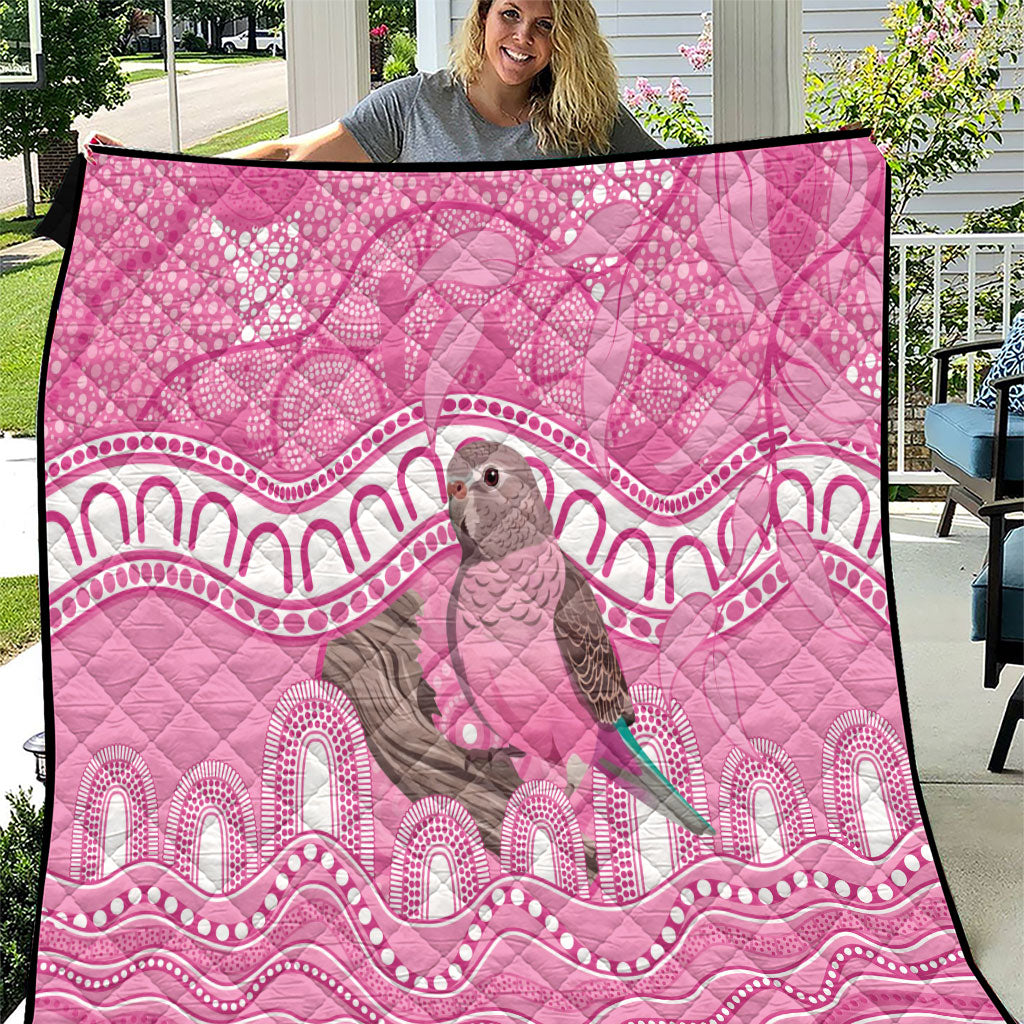 Indigenous Australia Bourkie Quilt Aussie Bourke's Parrot Aboriginal Art