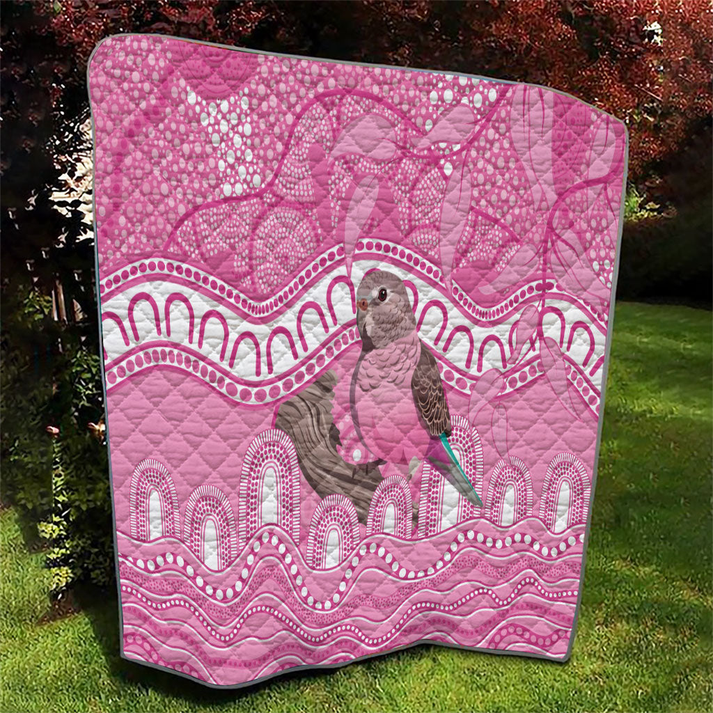 Indigenous Australia Bourkie Quilt Aussie Bourke's Parrot Aboriginal Art