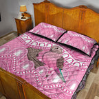 Indigenous Australia Bourkie Quilt Bed Set Aussie Bourke's Parrot Aboriginal Art