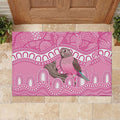 Indigenous Australia Bourkie Rubber Doormat Aussie Bourke's Parrot Aboriginal Art