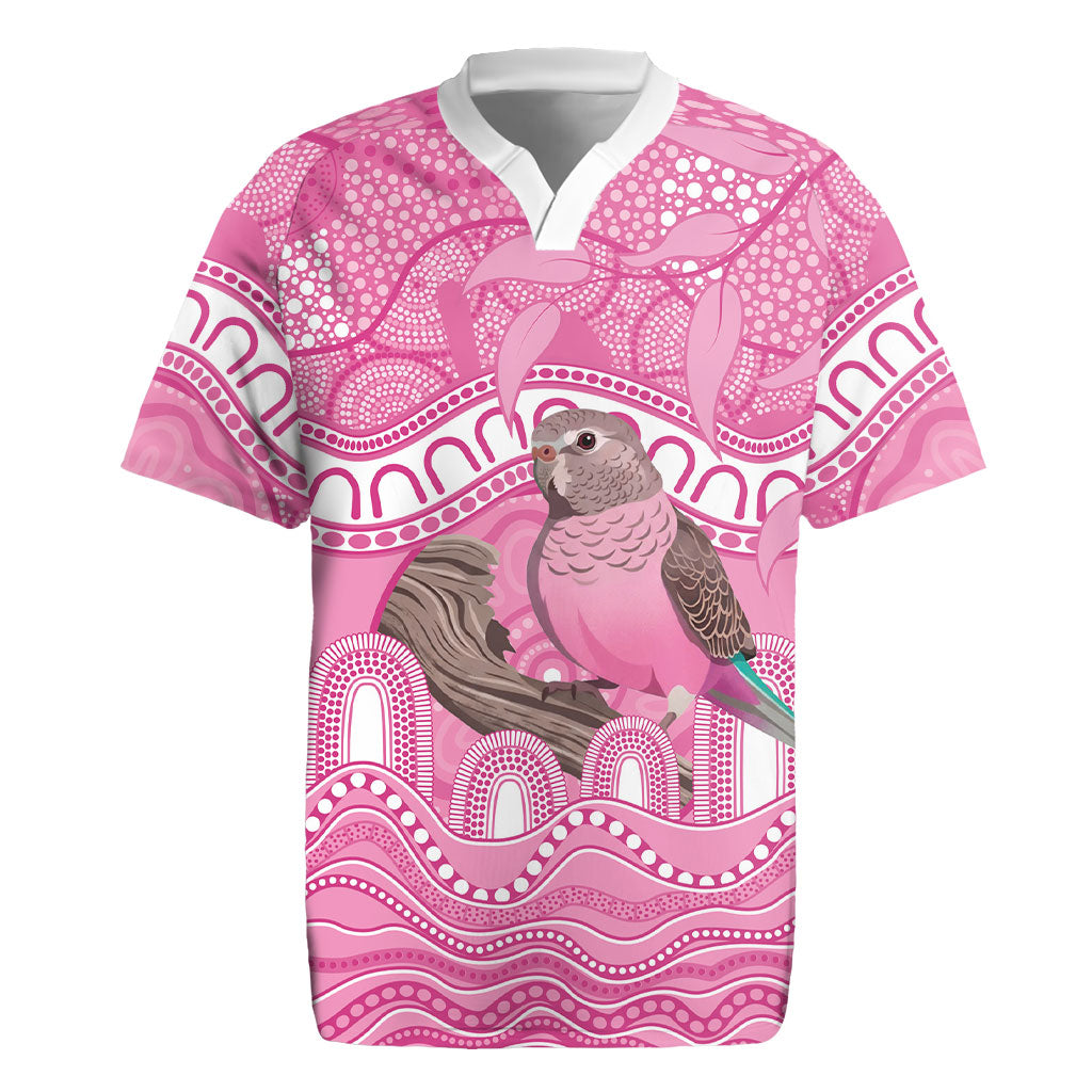 Indigenous Australia Bourkie Rugby Jersey Aussie Bourke's Parrot Aboriginal Art