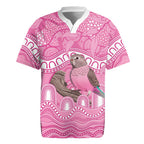 Indigenous Australia Bourkie Rugby Jersey Aussie Bourke's Parrot Aboriginal Art