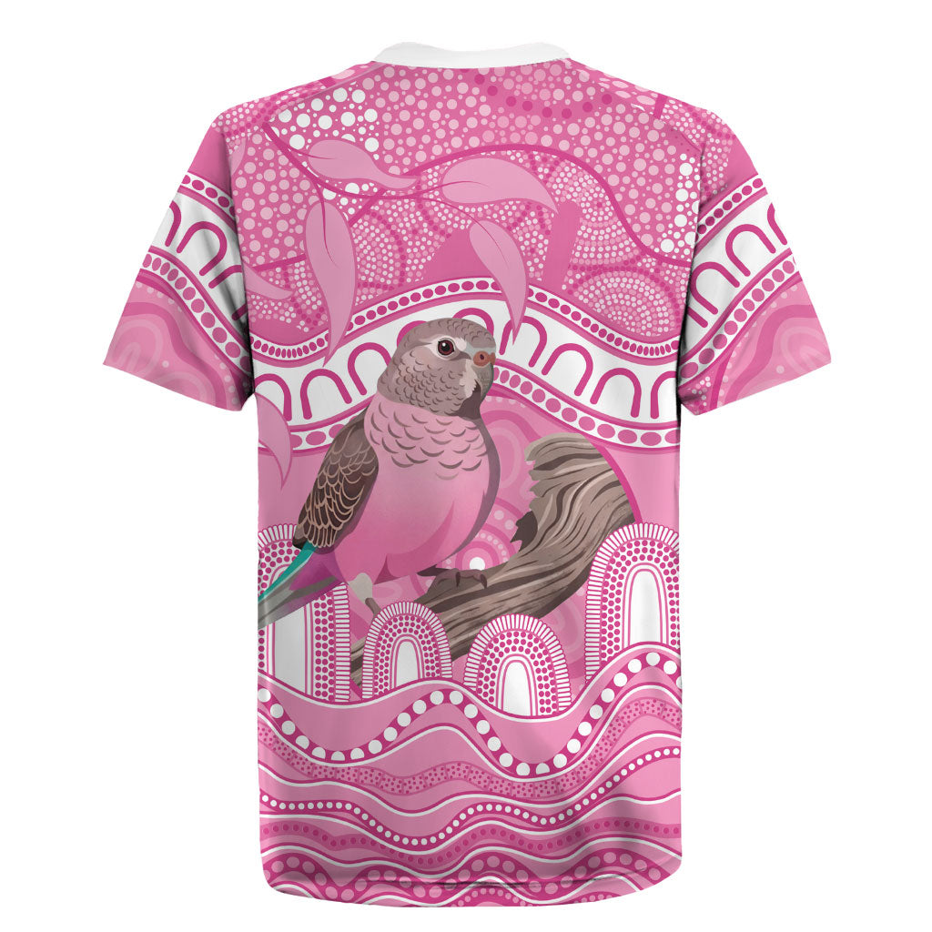 Indigenous Australia Bourkie Rugby Jersey Aussie Bourke's Parrot Aboriginal Art
