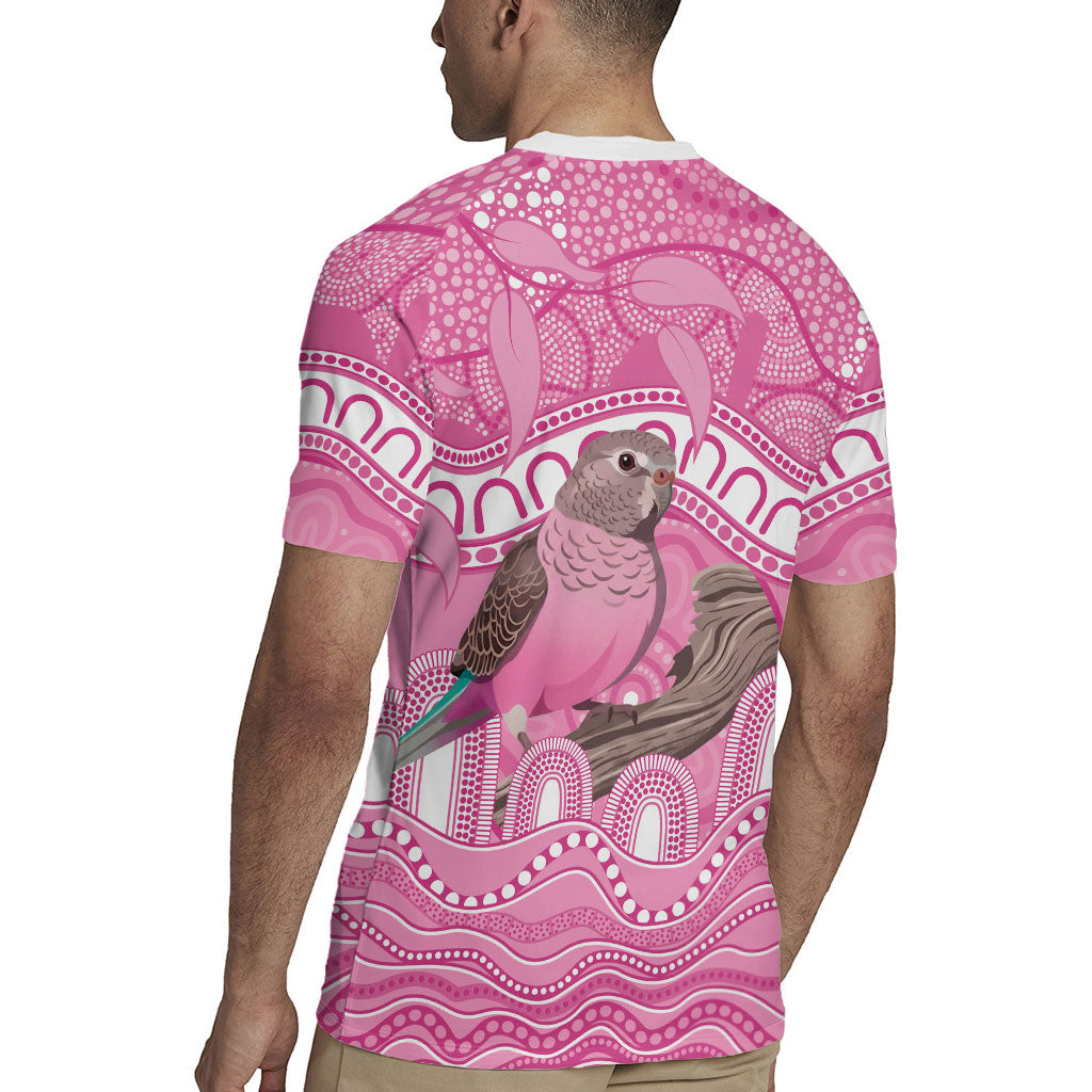 Indigenous Australia Bourkie Rugby Jersey Aussie Bourke's Parrot Aboriginal Art