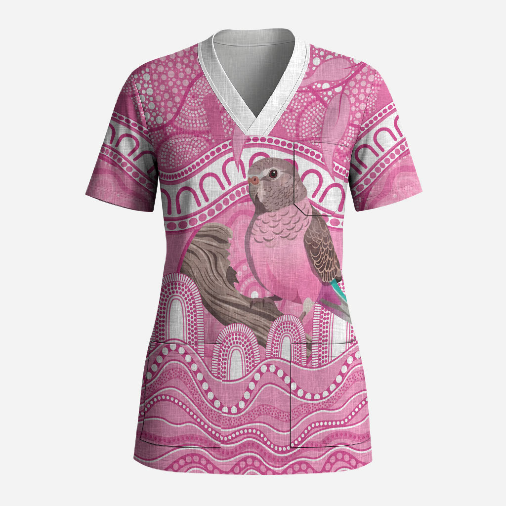 Indigenous Australia Bourkie Scrub Top Aussie Bourke's Parrot Aboriginal Art