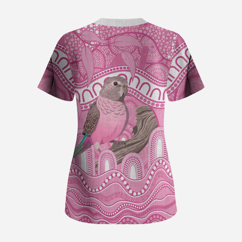 Indigenous Australia Bourkie Scrub Top Aussie Bourke's Parrot Aboriginal Art