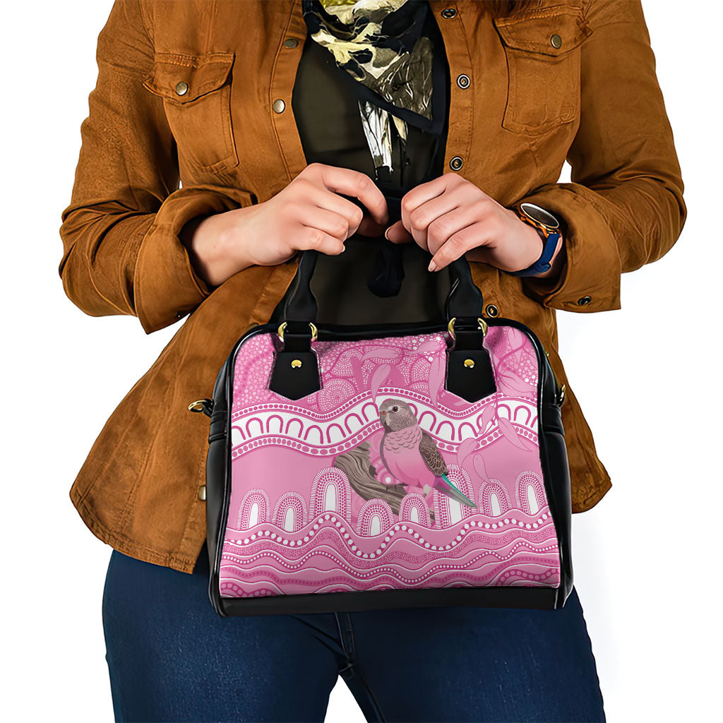 Indigenous Australia Bourkie Shoulder Handbag Aussie Bourke's Parrot Aboriginal Art